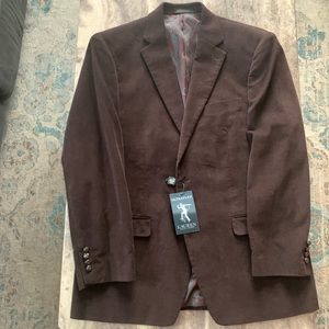 Men’s brown sport jacket NWT